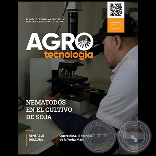 AGROTECNOLOGÍA – REVISTA DIGITAL - SETIEMBRE - AÑO 9 - NÚMERO 112 - AÑO 2020 - PARAGUAY